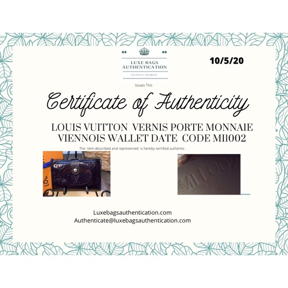 Louis Vuitton Vernis Porte Monnaie Viennois Wallet - Picture 3 of 16